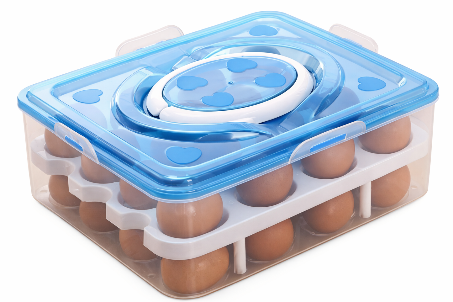 Huevera Organizador De Huevos Bandeja Plastica 32 Huevos