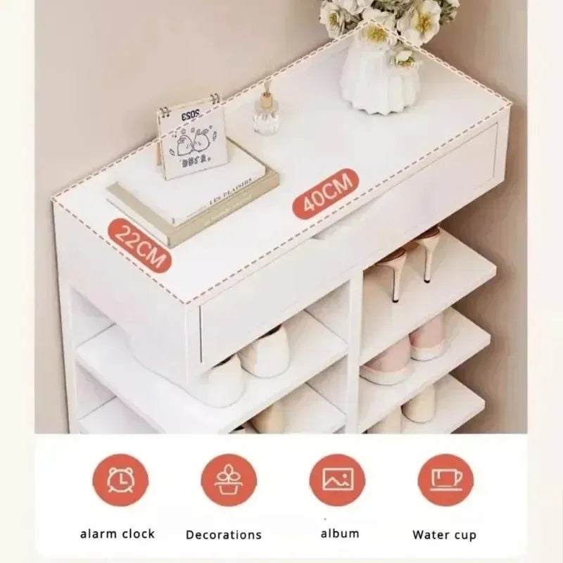 Mueble Zapatero Organizador Racks Zapatero Armable 7 Niveles