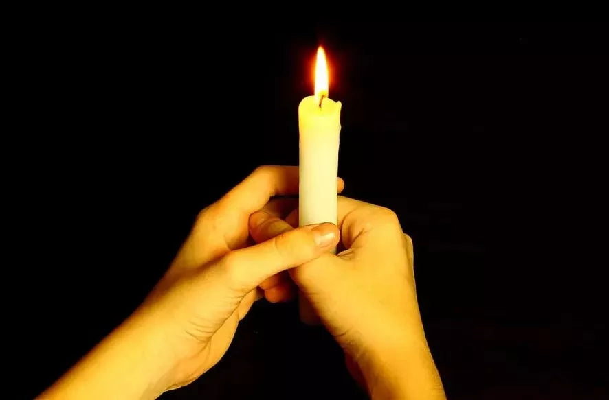 Pack X4 Velas Lisa Sin Aroma Velas Lisas Blanca 17cm