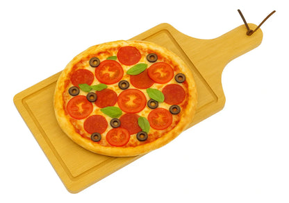 Tabla Madera Tablas Picoteo Plato De Madera Tabla Pizza 49cm