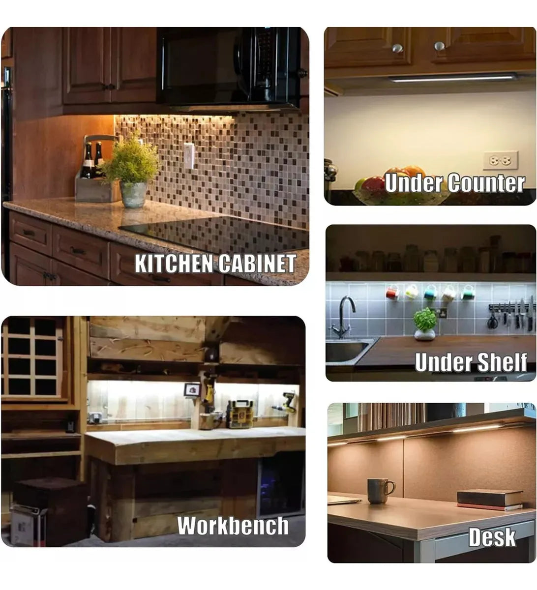 Barra Luz Led Recargable Lampara Portátil Usb Tubo Led 52cm