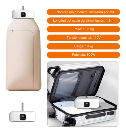 Secador Portatil Ropa Tendedero Viaje Seca Aire Colgador