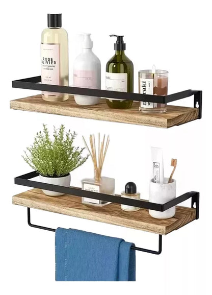 Repisas Flotantes Estantes Organizador Multifuncional Madera