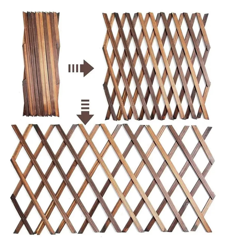 Valla De Madera Para Jardin Valla De Pared 120x120cm Madera