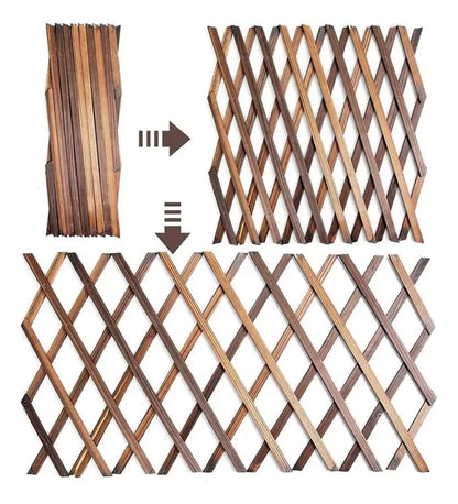Valla De Madera Para Jardin Valla De Pared 120x120cm Madera