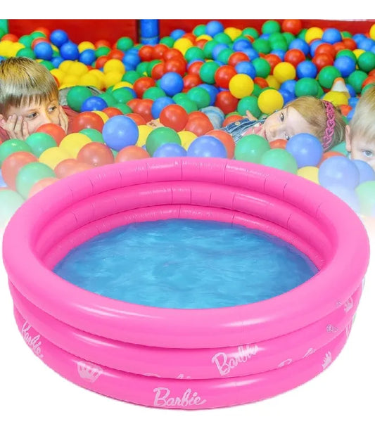 Piscina Inflable 3 Anillos Circular Para Niños Piscinas 80cm