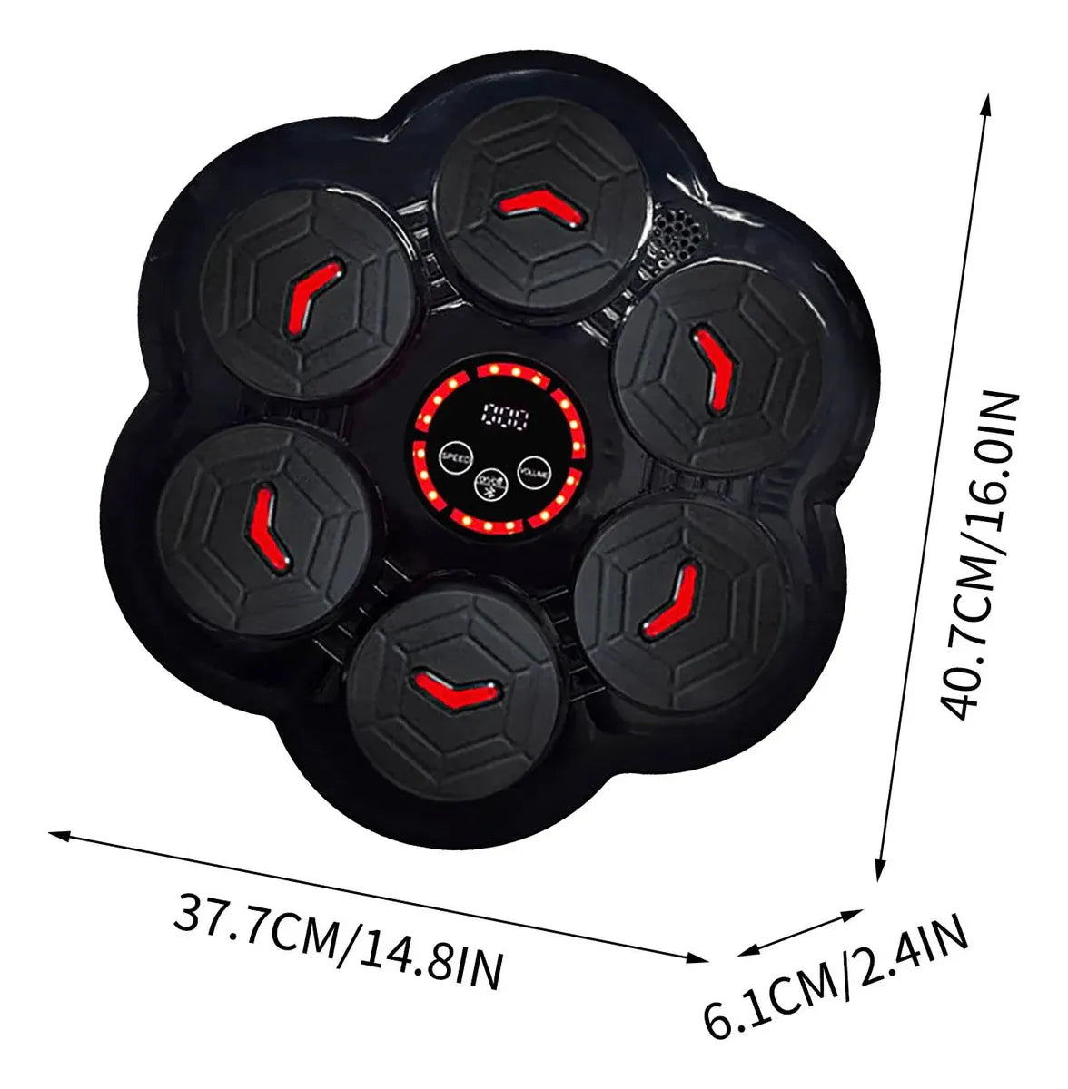 Maquina De Boxeo Musical Con Bluetooth Para Entrenamiento