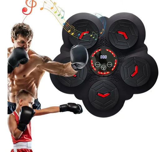 Maquina Boxeo Entrenamiento Bluetooth Panel De Boxeo Luces