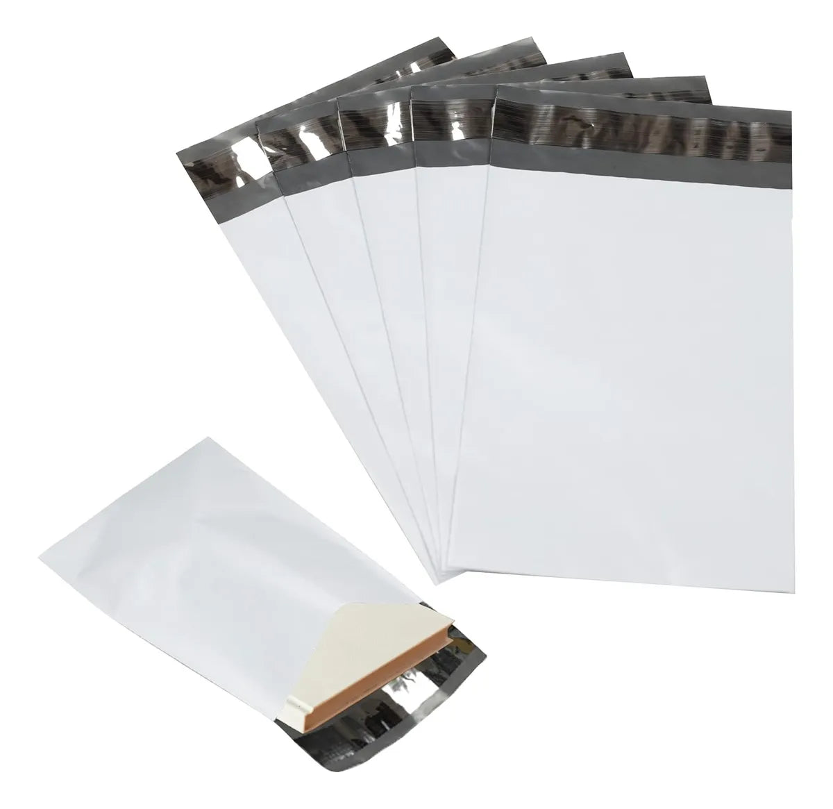 Pack X100 Bolsas De Embalaje Courier Autoadhesiva 30x16cm