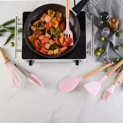 Set X12 Utensilios De Cocina Antiadherentes
