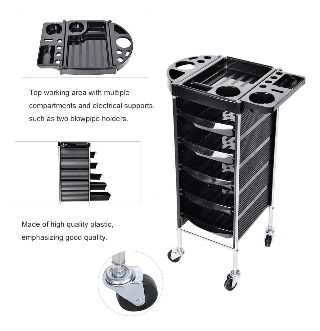 Carro Ayudante Peluqueria Barberia Carrito Organizador