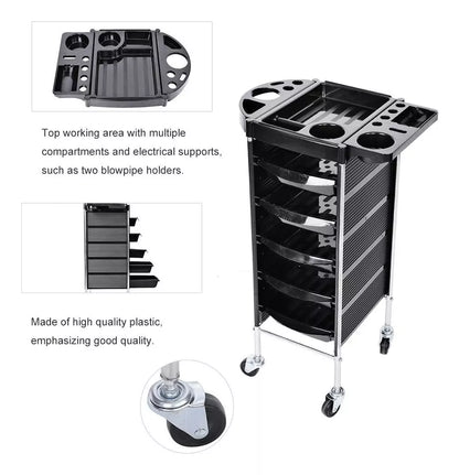 Carro Ayudante Peluqueria Barberia Carrito Organizador