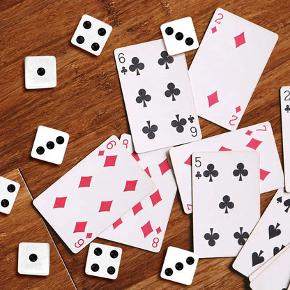 X100 Set Dados Para Juegos De Mesa Dados Blancos 15mm Blanco