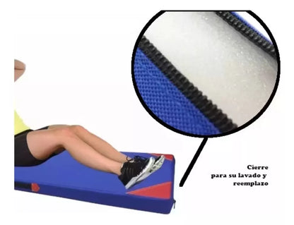 Colchoneta Deportiva Plegable Lona Oxford Ejercicios 100x49