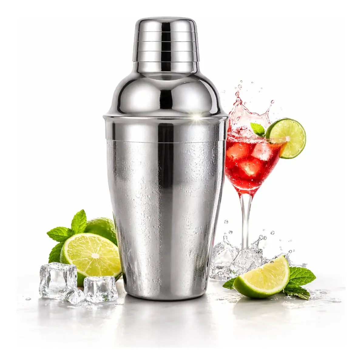 Coctelera Profesional Acero Inoxidable 550ml Bartender