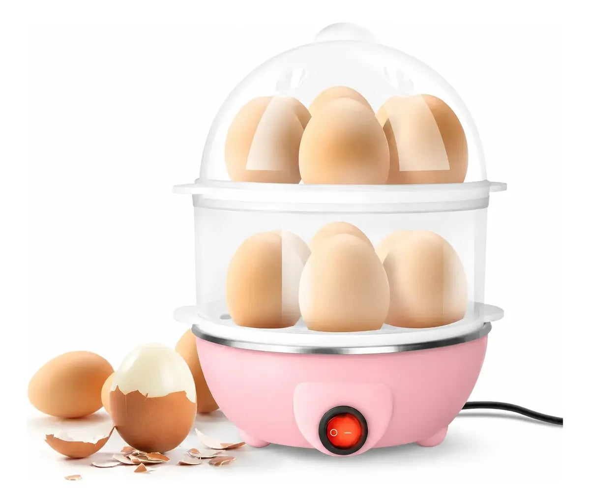 Cocedor De Huevos Electrico Hervidor De Huevos 2 Niveles