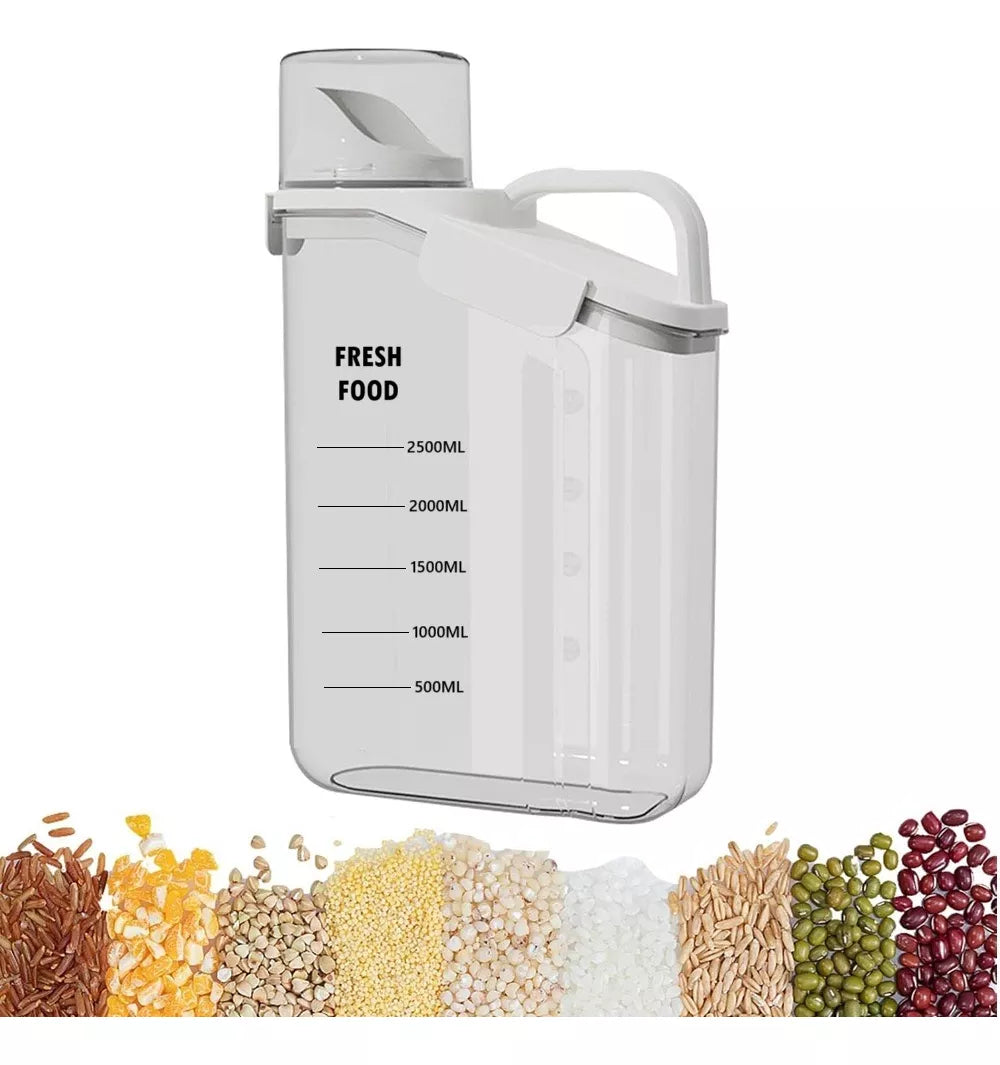 Contenedores Hermeticos Dispensador Almacenamiento 2500ml