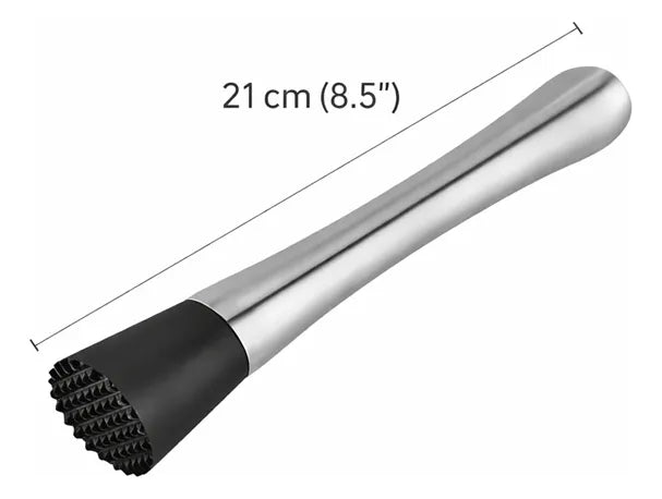 Macerador Mudler Cocteleria Acero Inoxidable Mojito Bar 21cm