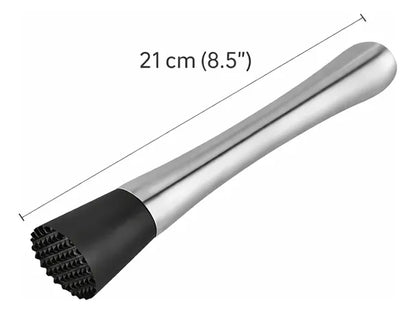 Macerador Mudler Cocteleria Acero Inoxidable Mojito Bar 21cm