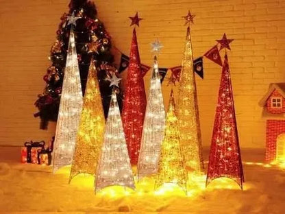 Arboles De Navidad Arbol Navideño Árbol De Navidad Con Luces 2.1mt