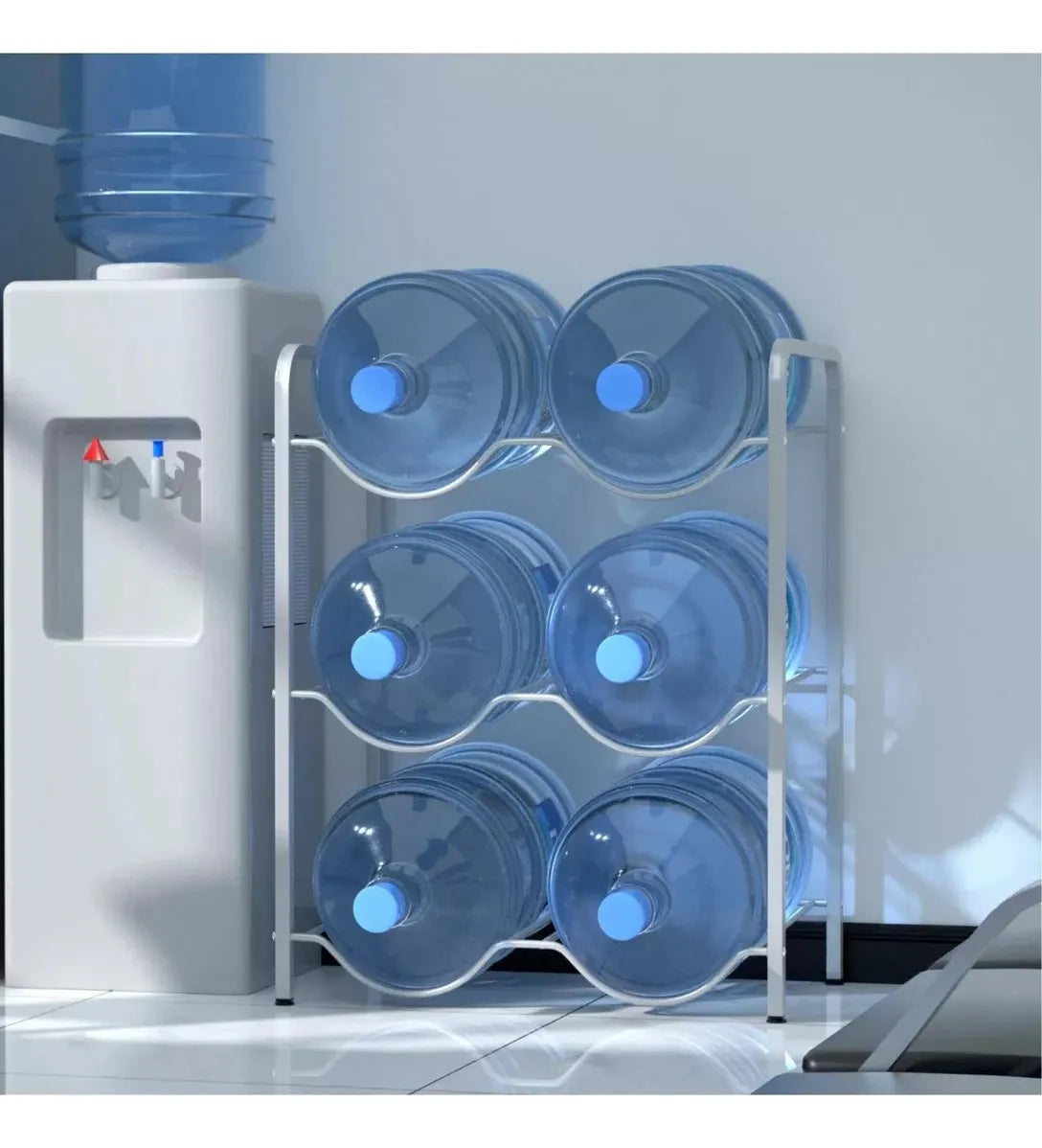 Estante Organizador Rack 6 Botellones Bidones Agua 20lt