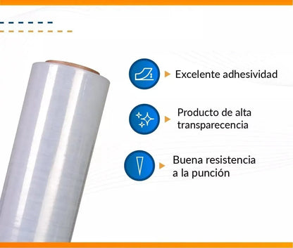 Rollo Alusa Film 5k Transparente Film Embalaje Industrial 5k