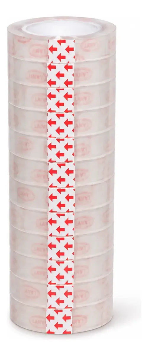 X12 Rollos Cinta Scotch De Embalaje Adhesiva Cinta Transparente