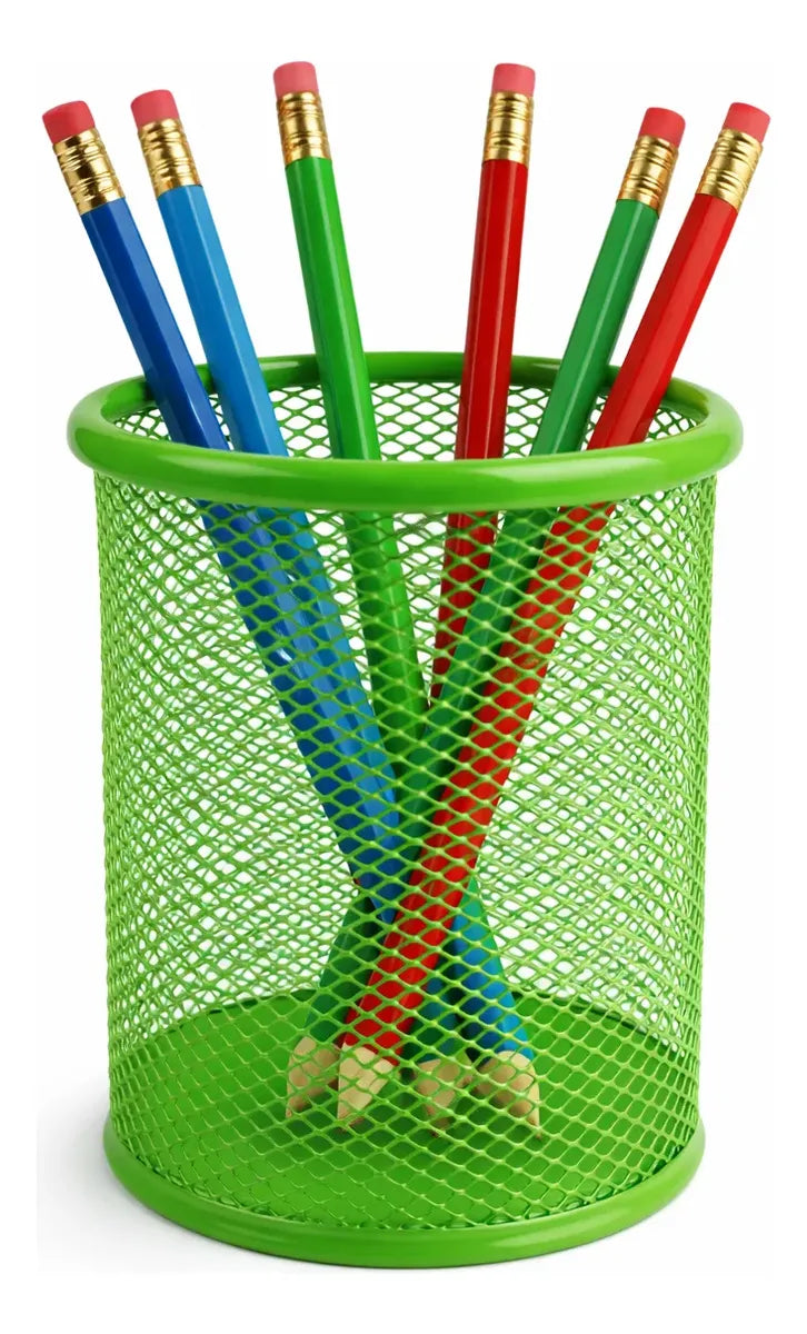 Portalapices Rejilla Metalica Escritorio Organizador Lapices