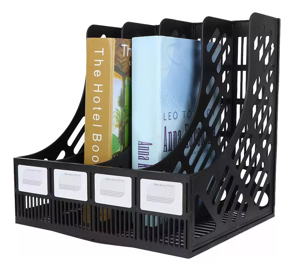 Organizador Revistero Archivador Vertical Escritorio 4pts.