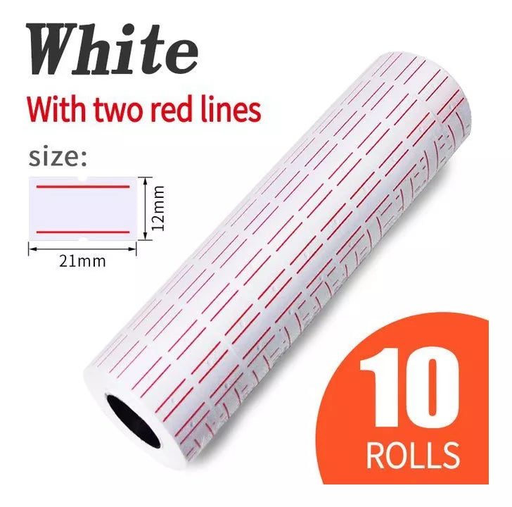 X10 Rollos 4000 Etiquetas Precios Etiquetadora Mx-5500