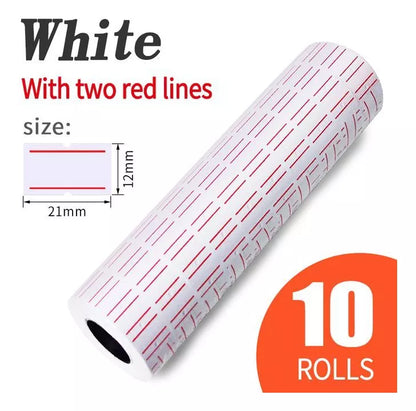 X10 Rollos 4000 Etiquetas Precios Etiquetadora Mx-5500