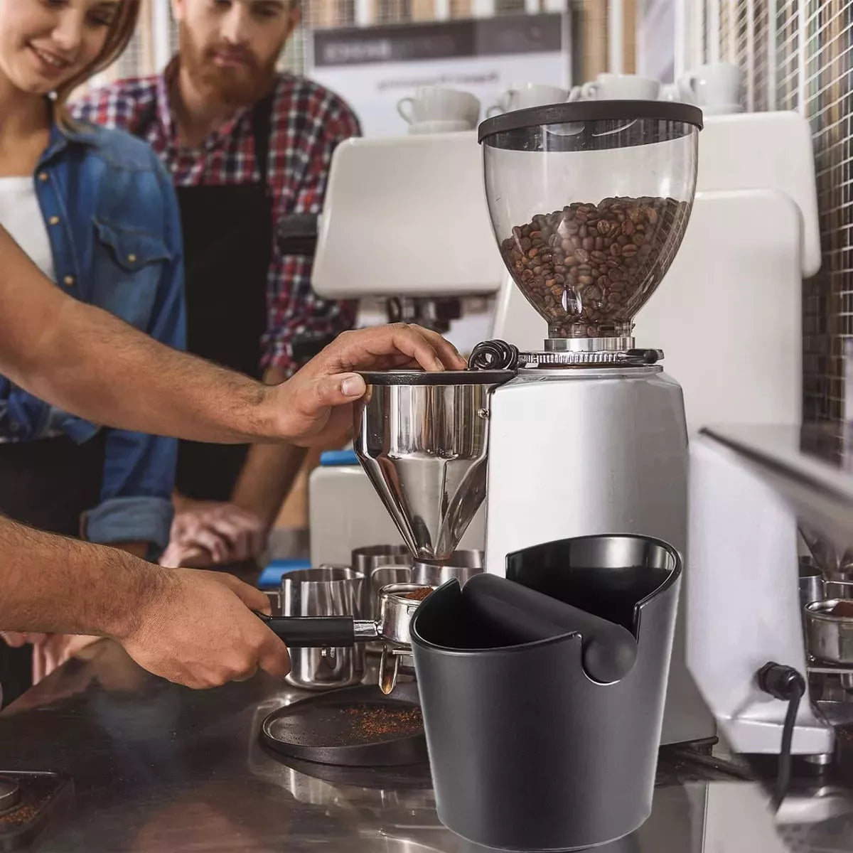 Borra Cafe Manual Knock Box Contenedor Recipiente 2l