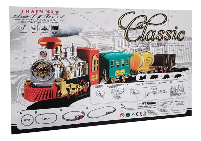 Tren Juguete Juguetes Tren Electrico Para Navidad Tren 14pcs