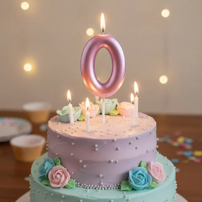 Velas De Cumpleaños Vela Numero O Signo Interrogacion Torta