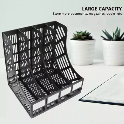 Organizador Revistero Archivador Vertical Escritorio 4pts.