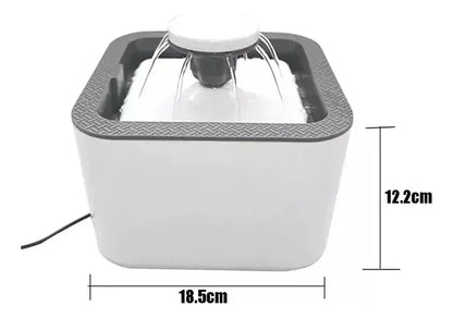 Bebedero Automatico Perros Y Gatos Fuente Agua Usb 2.5l