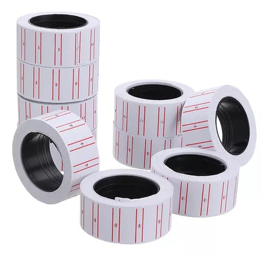 X10 Rollos 4000 Etiquetas Precios Etiquetadora Mx-5500