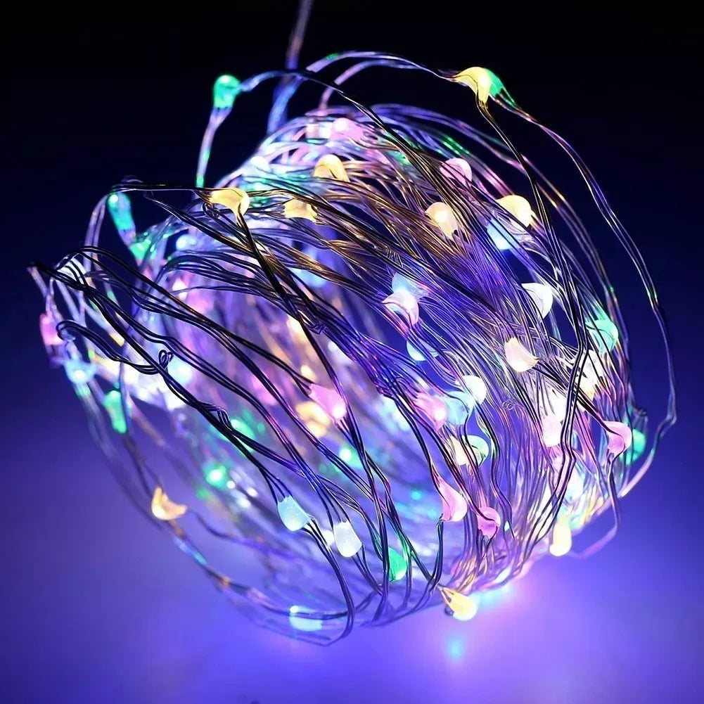 Guirnalda Luces Micro 100 Led Luces Hada Hilo 10m