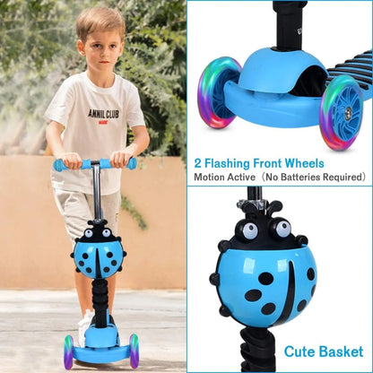 Scooter Monopatin 3 En 1 Scooter 3 Ruedas Niños Con Asiento