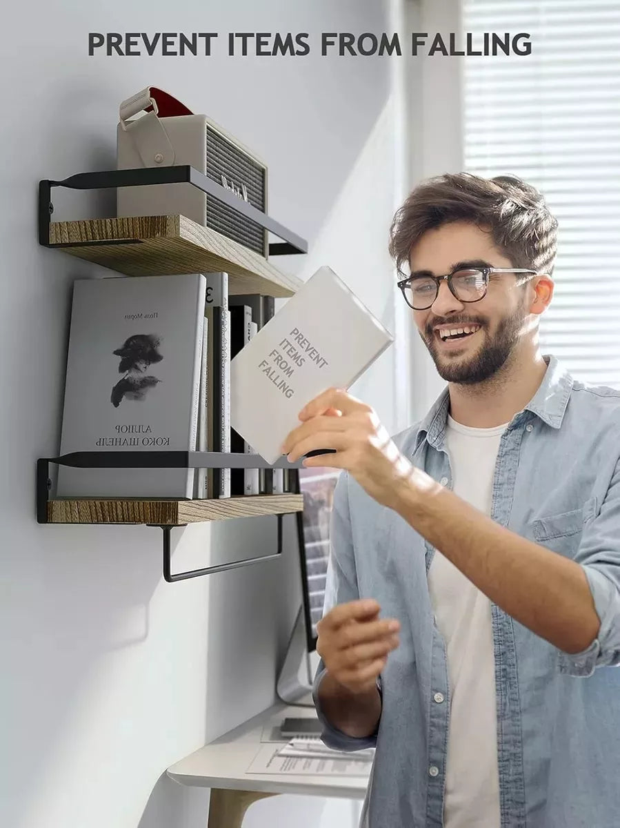 Repisas Flotantes Estantes Organizador Multifuncional Madera