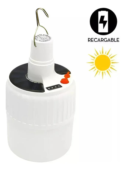 Ampolleta Solar Recargable Camping Usb Emergencia Exterior