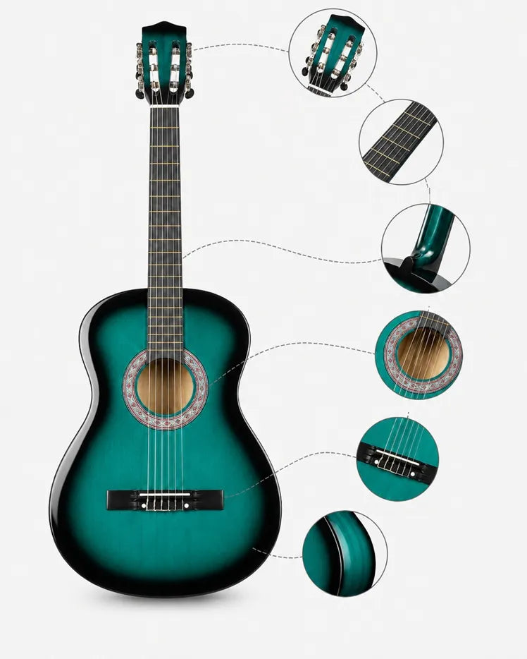 Guitarra Acústica Clásica Criolla 38 Pulgadas 6 Cuerdas