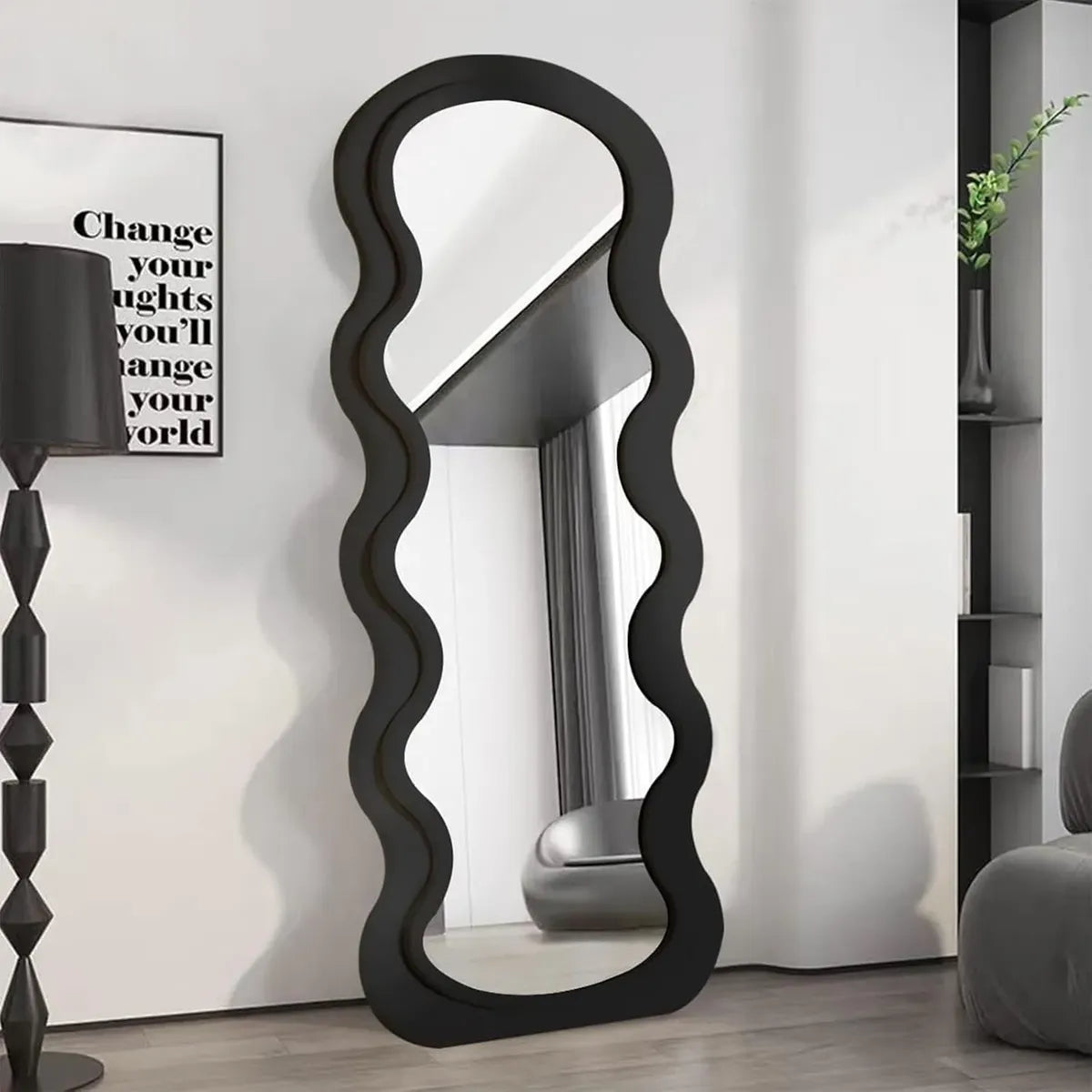 Espejo Largo Espejo Cuerpo Entero Grande Con Pedestal 160x60