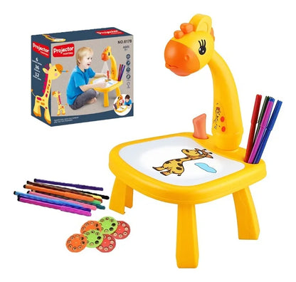 Mesa Magica Pizarra Led Proyector Para Pintar Dibujar Niños