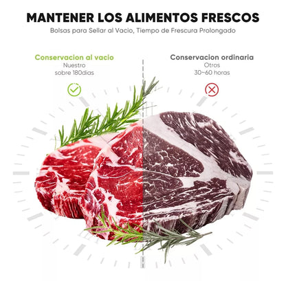 Rollo Bolsas Maquina Selladora Al Vacio Sellador Rollo 10mt