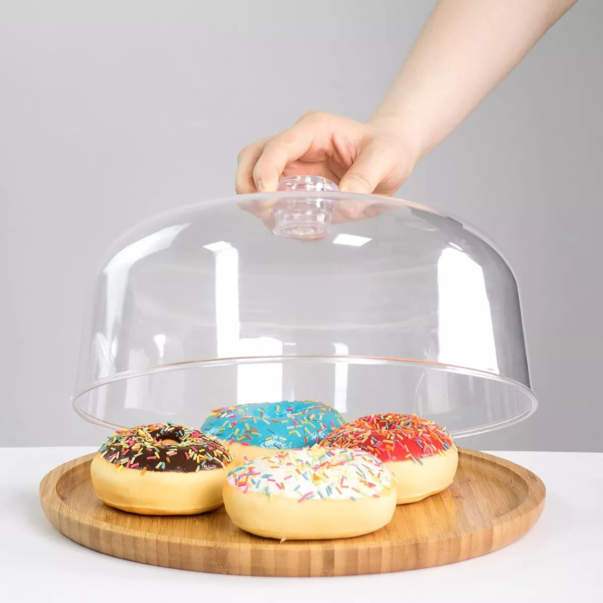 Tortas Plato Bambu Porta Cupcakes Base Base Para Torta 30cm