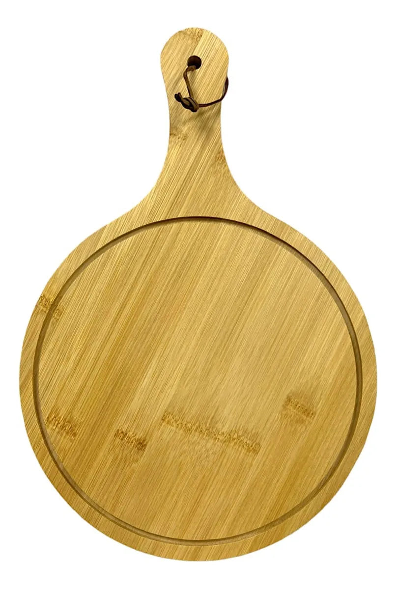 Tabla Madera Tablas Picoteo Plato De Madera Tabla Pizza 38cm