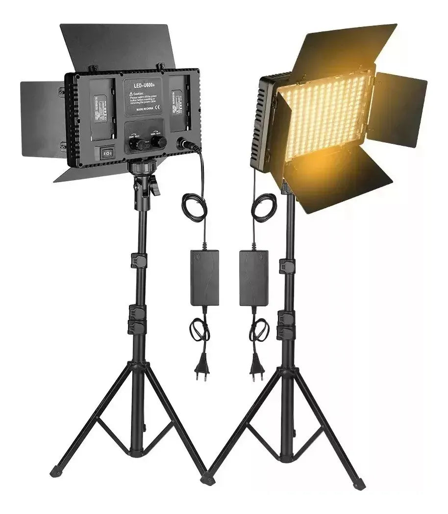 Kit Profesional Luz Relleno Con Tripode Reflector Pro 600led