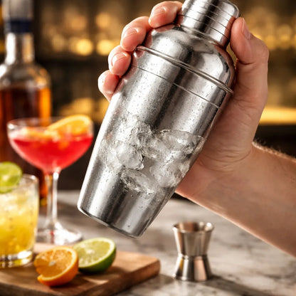 Coctelera Profesional Acero Inoxidable 350ml Bartender