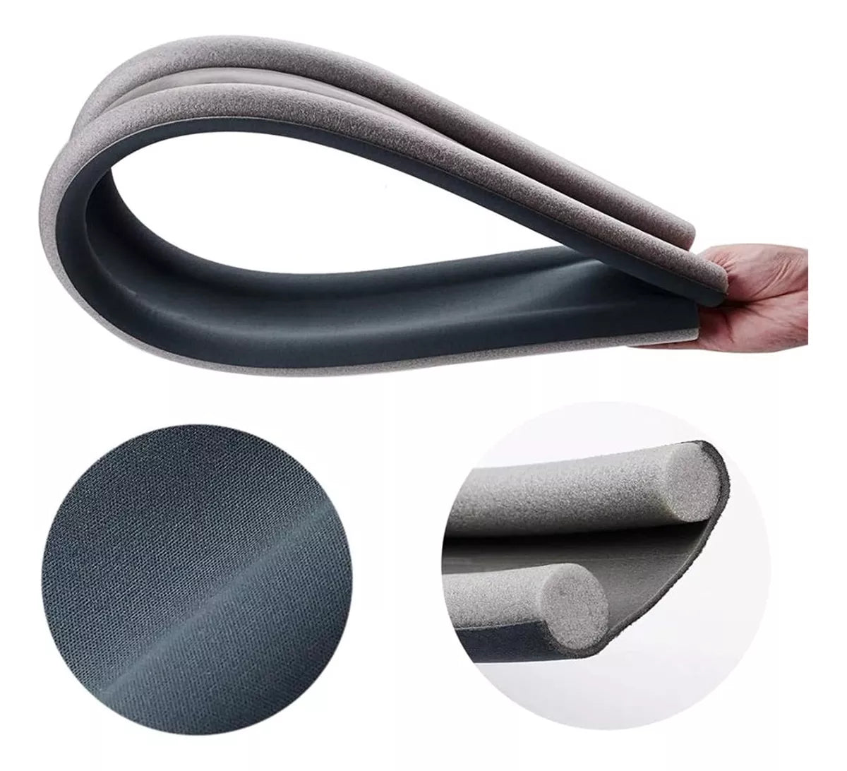 Protector Doble Aislante Burlete De Frío Polvo Para Puertas Ventanas